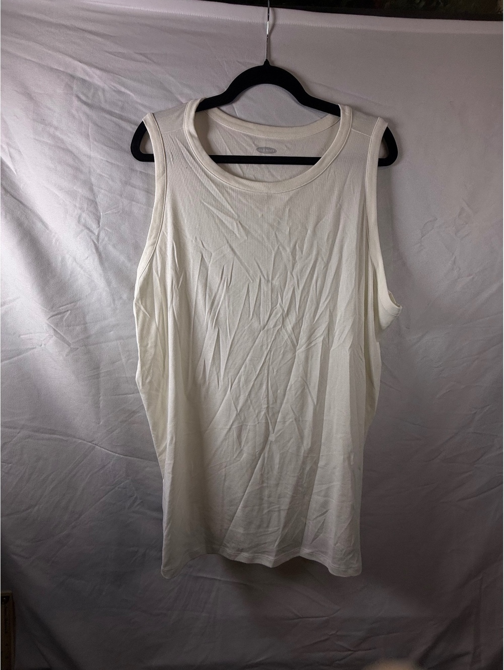 Old Navy Women's 3X Plus White Sleeveless Tank Top